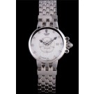 Tudor Clair de Rose White Dial Stainless Steel Band 621493