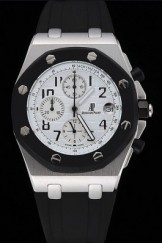 Audemars Top Replica 7727 Black Strap Piguet Royal Oak Offshore 167