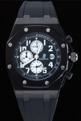 Audemars Top Replica 7710 Black Rubber Strap Piguet Royal Oak Offshore Singapore GP 2008 169