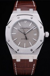 Audemars Top Replica 7731 Brown Crocodile Leather Strap Piguet Royal Oak 213