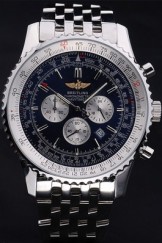 Luxury Top Replica 7896 Stainless Steel Strap Navitimer Steel Link Watch