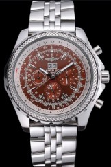 Breitling Bentley 6.75 Speed Bronze Dial Stainless Steel Case And Bracelet 622213