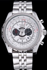 Breitling Bentley Supersports White Dial Stainless Steel Case And Bracelet 622220