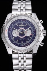 Breitling Bentley Supersports Blue Dial Stainless Steel Case And Bracelet 622221