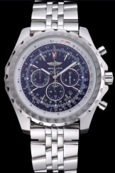 Breitling Bentley Motors T Blue Dial Stainless Steel Case And Bracelet 622222