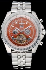 Breitling Bentley Mulliner Tourbillon Brown Dial Stainless Steel Case And Bracelet 622733