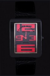 Franck Muller Infinity Red Dial Numbers Black Croco Bracelet 80273