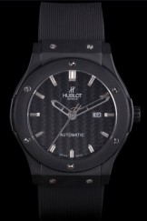 Hublot Big Bang Black Rubber Strap Black Checkered Dial 80193