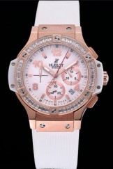 Tutti Top Replica 8221 White Rubber Strap Hublot Luxury Watch 14