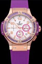 Hublot Top Replica 8219 Rubber Strap Tutti Frutti Watch 16