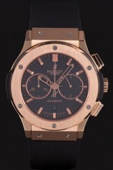 Swiss Hublot Classic Fusion Black Dial Rose Gold shb08 621401