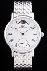 Iwc Top Replica 8264 Silver Stainless Steel Strap Schaffhausen 98