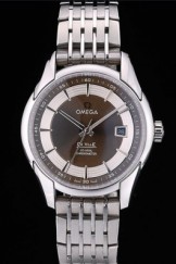 Omega Swiss DeVille Stainless Steel Bezel Brown Dial 7599