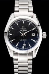 Omega Seamaster Black Dial Stainless Steel Band 622165