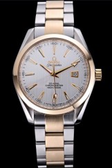 Omega Seamaster White Dial Two Tone 622167