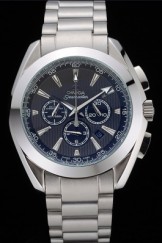 Omega Seamaster Aqua Terra Chronograph Teak-Grey Dial Stainless Steel Bracelet 622527
