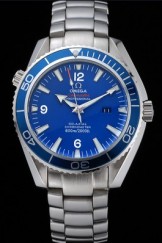 Omega Seamaster Planet Ocean Blue Dial Stainless Steel Bracelet 622537