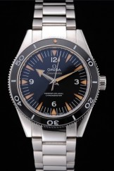 Swiss Omega Seamaster Black Dial Stainless Steel Case And Bracelet 622843