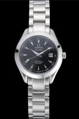 Omega Seamaster Aqua Terra Black Dial Stainless Steel Bracelet 622447