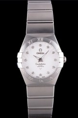 Omega Constellation White Dial Stainless Steel Band 621457
