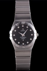 Omega Constellation Dark Grey Dial Stainless Steel Band som83 621463