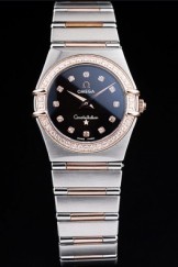 Omega Top Replica 8489 Stainless Steel Strap Constellation SIlver Luxury Watch