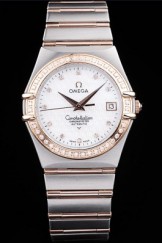 Omega Top Replica 8506 Stainless Steel Strap Constellation Silver Luxury Watch