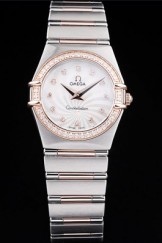 Omega Top Replica 8512 Stainless Steel Strap Silver Constellation Luxury Watch