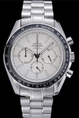Omega Speedmaster White Dial Stainless Steel Strap 622049