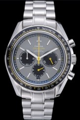 Omega Speedmaster White Grey Stainless Steel Strap 622051