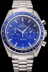 Omega Speedmaster Blue Dial Stainless Steel Case And Bracelet 622802