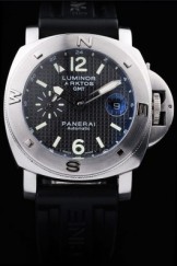 Black Top Replica 8551 Black Rubber Strap Luminor Luxury Watch 93