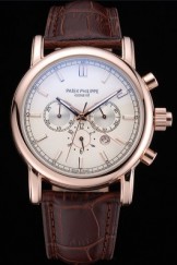 Patek Philippe Grand Complications Perpetual Calendar White Dial Silver Chronograph 622262