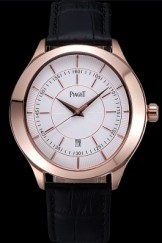 Piaget Gouverneur Rose Gold White Dial 621982