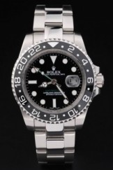 Silver Top Replica 8893 Stainless Steel Strap GMT Master II Swiss Mechanism Luxury Watch