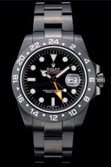 Rolex Explorer Top Replica 9160 Black Ceramic Bezel Black Dial Tachymeter