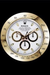 Rolex Daytona Cosmograph Wall Clock Gold-White 621911