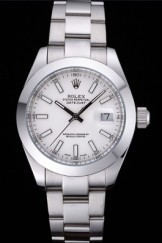 Rolex Datejust Stainless Steel Case White Dial 622266