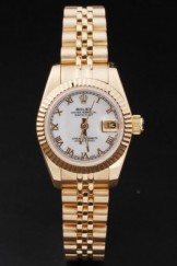 Rolex Top Replica 8756 Gold Strap Swiss Mechanism Gold Luxury Watch