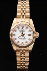 Rolex Top Replica 7470 Gold Strap Datejust Swiss Mechanism Luxury Watch
