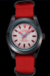 Rolex Milgauss Bamford Red Nylon Strap 622002