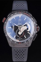 Tag Top Replica 7485 Black Rubber Strap Heuer Swiss Carrera 17