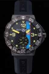 Tag Heuer Formula One Grande Date Black And Yellow Dial Rubber Bracelet 622280
