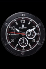 Hublot Big Bang King Power Wall Clock Black-Red 622468